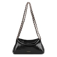 Seidenfelt Loimaa Schultertasche 27Cm #SDF-1111-355 (Black)