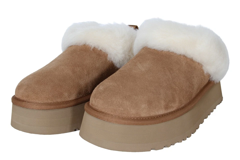 Chinelos femininos UGG Tazzelle | Cor: castanha | Estilo 1171393-CHE - Imagem 2 de 4
