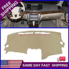 Fits 2007-2012 Nissan Altima Beige Dashboard Dash Cover Dashmat Mat Carpet Pad