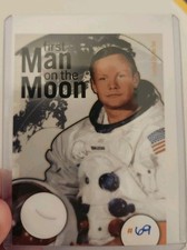 Neil Armstrong Man On The Moon Hair Piece Relic Card #69 NM NASA Harry Marx Card