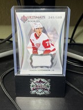 2023-24 Upper Deck Ultimate - Ultimate Rookies Simon Edvinsson #154 Jersey /599 