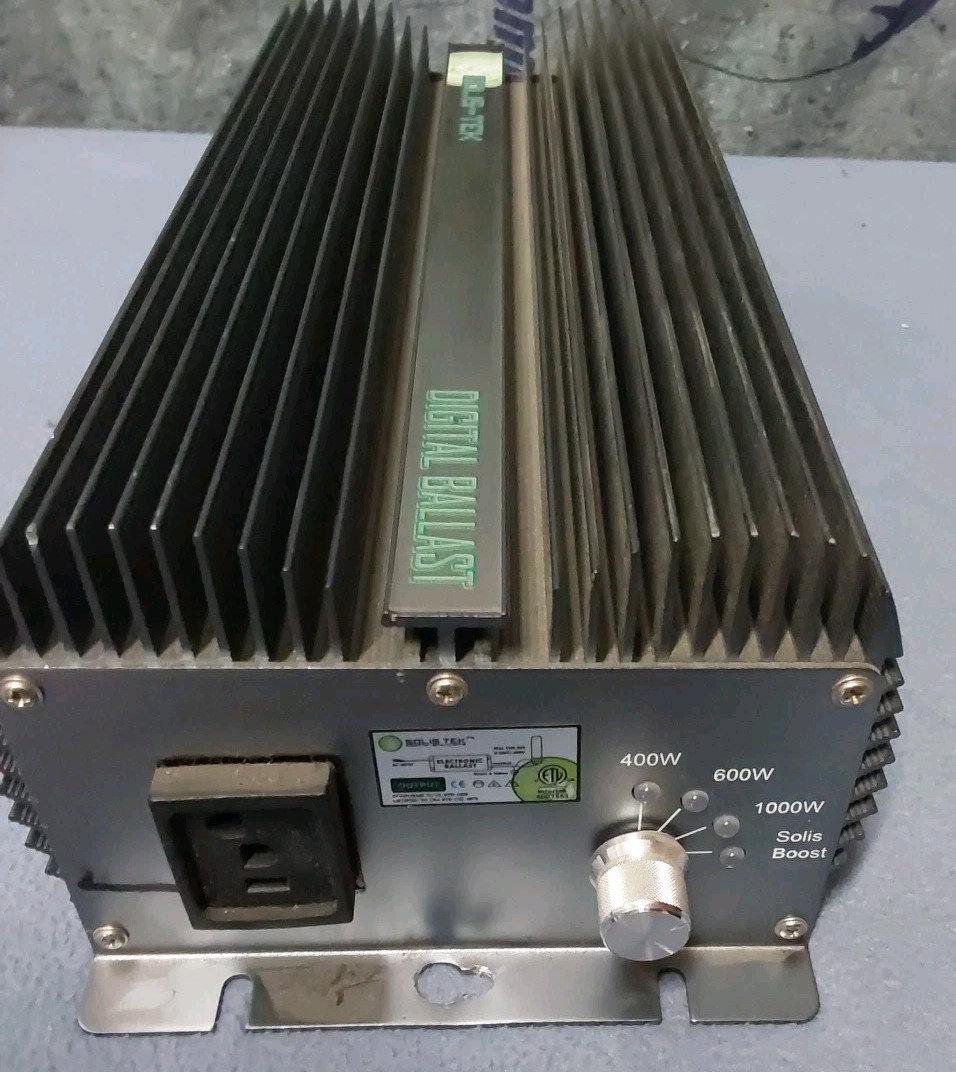 Solis Tek STK-1000 1000W Dimmable MH/HPS Digital Ballast. 12