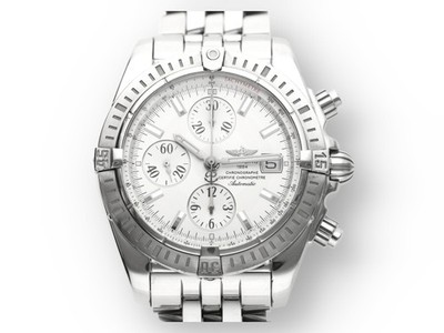 Original Breitling Chronomat Evolution Herren Chronograph in Edelstahl 2008