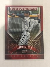 2015 Panini Elite Extra Edition Ozzie Albies Rookie Card #145  Atlanta Braves