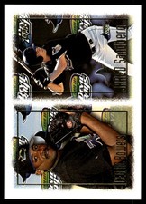 Cedrick Bowers / Jared Sandberg RC, UER 1997 Topps #470 Devil Rays MLB READ