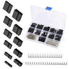 620pcs 2.54mm Pitch 1/2/3/4/5/6 Pin Jst Sm Housing Dupont Connector Kit And 2.54