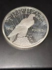 🦅 1921 Peace Dollar  1 Troy Pound (12 troy oz)  .999 Fine  Silver Round