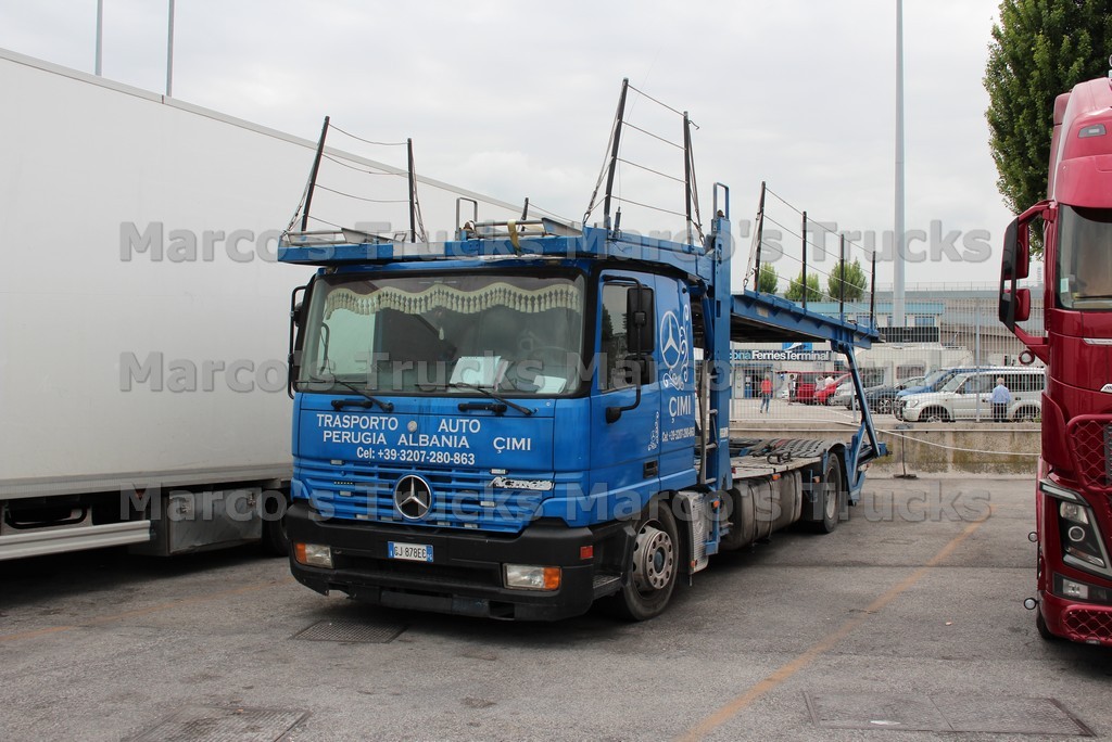 LKW Foto Mercedes-Benz Actros Autotransporter Italien blau CIMI | TRASPOR #l9gt
