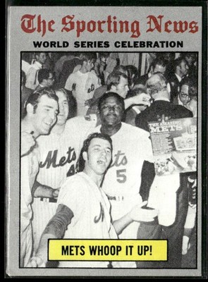 1970 Topps #310 World Series Celebration - Mets Whoop It Up! 1B