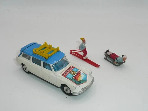Corgi 499 Citroen Grenoble 1968 Olympic Winter Sports W/ Figs & Equip *original*