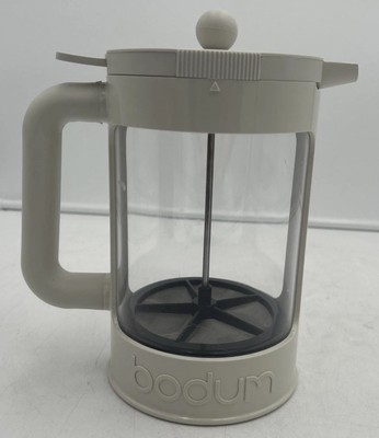 Bodum White French Press 12 Cup 1.5L Bean Ice Cold Brewed Coffee Maker K11683