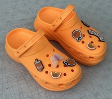Crocs Bae Clog Orangsicle womans 7 New Max cushioning iconic comfort Olipop