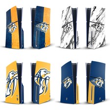 OFFICIAL NHL NASHVILLE PREDATORS VINYL SKIN DECAL FOR SONY PS5 SLIM DISC CONSOLE