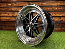 4x R15 4x100 Work Equip 03 Style Black Polished Face Wheelsfits Honda Mazda Vw 4x R15 4x100 Work Equip 03 Style Black Polished Face Wheelsfits Honda Mazda Vw