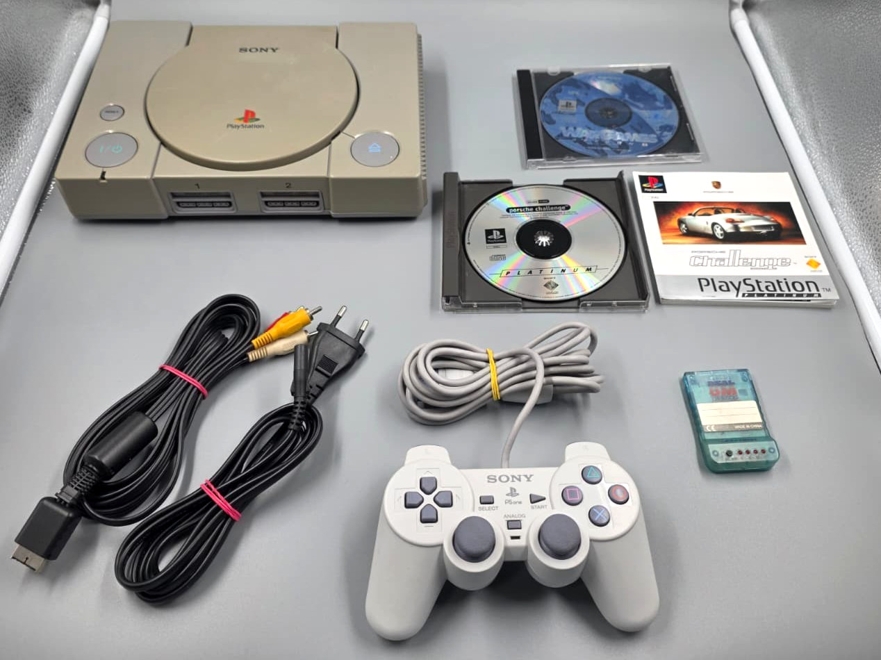 PlayStation 1 / Ps1 Konsole SCPH-9002 | PsOne Controller + 2x Spiele ✅