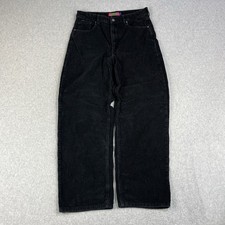 Empyre Tori Pants Womens 12 31x30 Black Corduroy Skater Loose Wide Leg