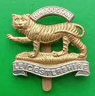 Leicestershire Regiment WW2 Bi-Metal Military Cap Badge.    EB5-1