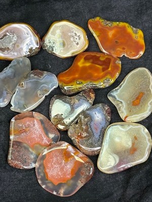 Malawi/Alimajo, 6 pair, polished, video, great variety, intricate ptrns, 103.1gr