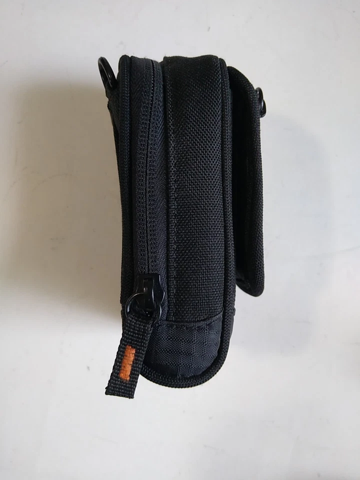 LOWEPRO Belt Camera or Accessories Case Bag Small 5" x 2.25" Black Canvas Pocket - Image 2 of 4