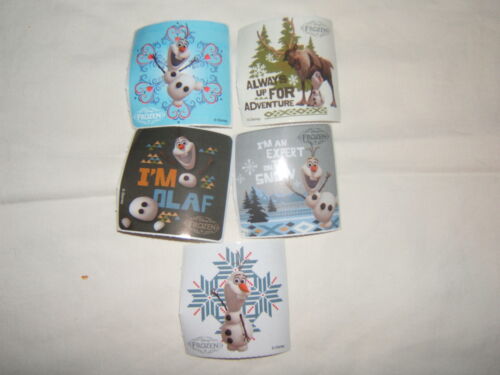 5-Disney Frozen Movie Olaf  Stickers Party Favors - Picture 1 of 1