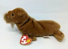 NWT VTG 1999 Ty Beanie Baby Paul Walrus Stuffed Animal Beanbag Plush Toy