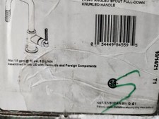 Brizo 63063LF-PN Pull-Down Faucet with Angled Spout, Knurled Handle NEW
