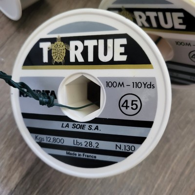 6 Bobines Fil De Pêche Nylon Tortue Nacrita – 100 M, 26,4 Kg – Transparent