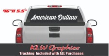 Outlaw American Decal Stickers Turbo Diesel Truck Funny 7.3 6.6 Duramax Soot