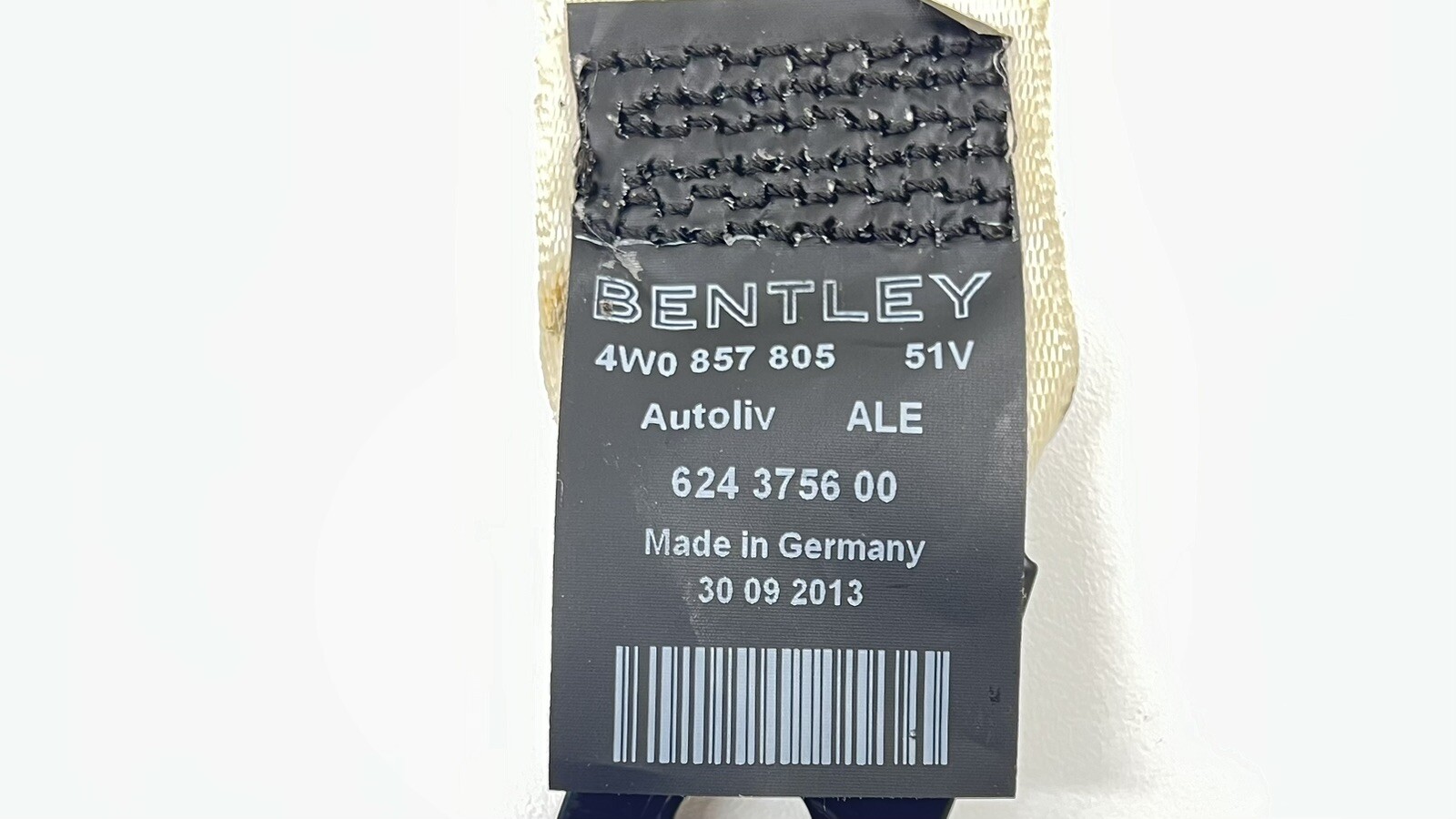 13-18 BENTLEY FLYING SPUR DRIVER LEFT REAR SEATBELT SEAT BELT RETRACTOR OEM