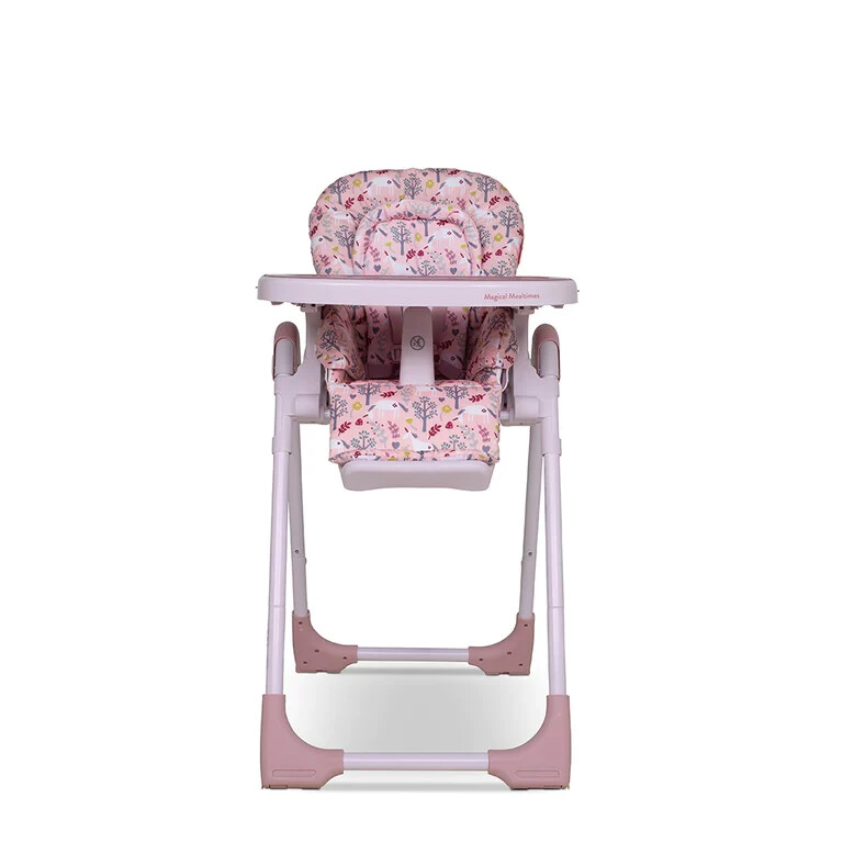 Cosatto Noodle 0+ highchair with removable tray in Unicorn Garden from birth