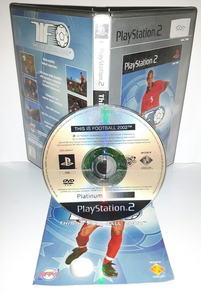 THIS IS FOOTBALL 2002 TIFO - Playstation 2 Ps2 Play Station Bambini Gioco Game