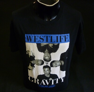 Westlife 2011 Gravity Tour T Shirt Size L