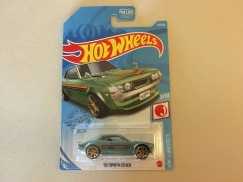 2021 Hot Wheels H Case Green 70 Toyota Celica HW J-Imports #151  A20 - Picture 1 of 1