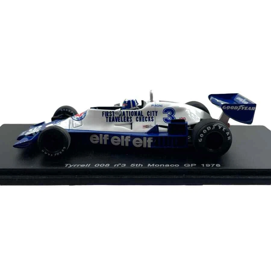 Modellino F1 Spark 1/43 Tyrrell 008 D. Pironi #3 Monaco GP 1978 - Immagine 3 di 4