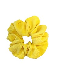 Scrunchies Yellow Size XL Made with Bullet Fabric Brand New Handmade