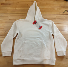 Kirkland Signature Women's Heavyweight Fleece Hoodie Relaxed Fit Medium White