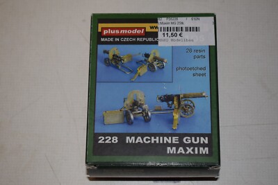 PlusModel 228 Machine Gun Maxim 1:35 NEU mit OVP