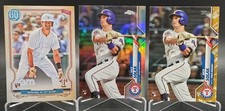 Nick Solak SP RC Lot x3 GQ Player’s Weekend, Topps Chrome Refractor, Gold Stars