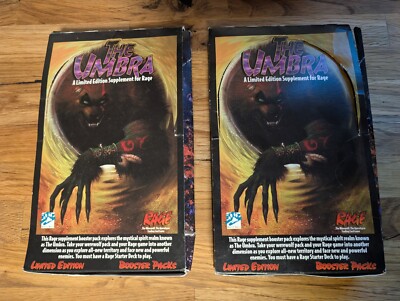 THE UMBRA Card Game A Limited Edition Supplement for Rage (Two Boxes)