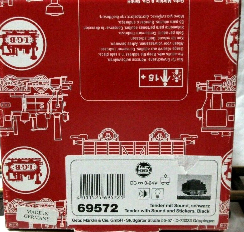 LGB 69572 POWER TENDER W/ SOUND RARE NEW | eBay