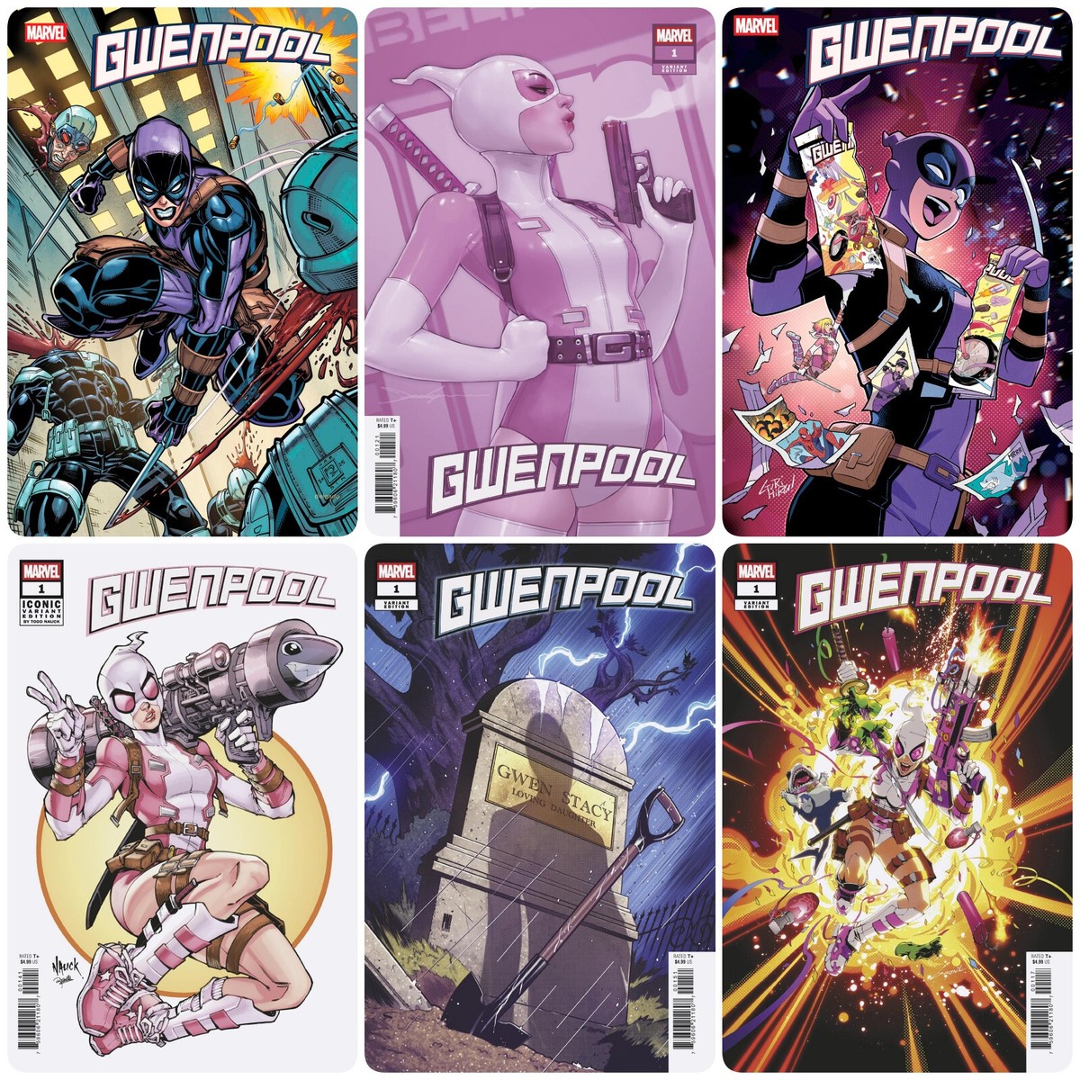 Gwenpool #1 **COVER SELECT** OPEN & [1:25][1:100]PRESALE 5/14/25