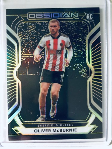 Oliver McBurnie [Yellow] #5 2020 Panini Obsidian card