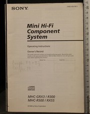 MINI HI-FI COMONENT SYSTEM. AA.VV. SONY.
