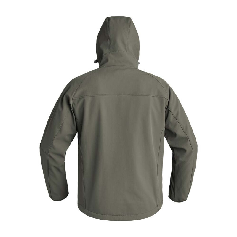 Veste softshell instructor vert olive intervention gardien surete vigile agent - 4