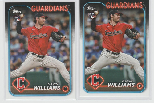 2024 Topps Cleveland Guardians #CLE-10 Gavin Williams | Baseball Card