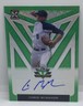 2020 Leaf Valiant Chris McMahon Rockies Green Auto /99