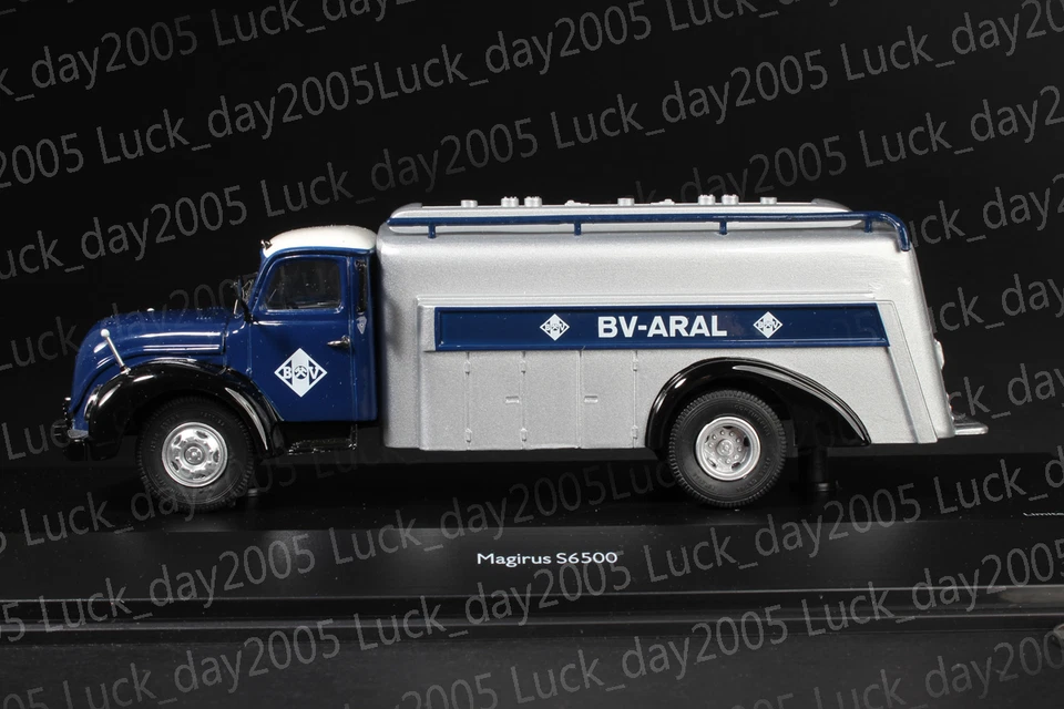 SCHUCO Magirus S6500 Tankwagen ARAL 1/43 Discast Model - Image 3 of 4