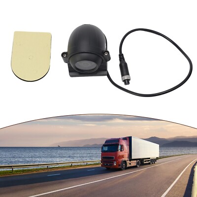4-Pin Heavy-Duty AHD IR Color 12 LED Side View Camera 700 TVL For Truck RV Bus