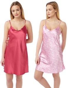 satin nightdress short
