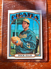 1972 Topps Baseball Card #79 Dock Ellis MINT